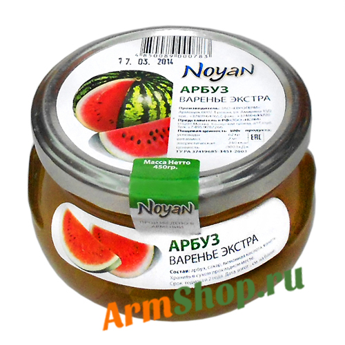 Варенье из Арбуза 450 гр ООО"Ноян"