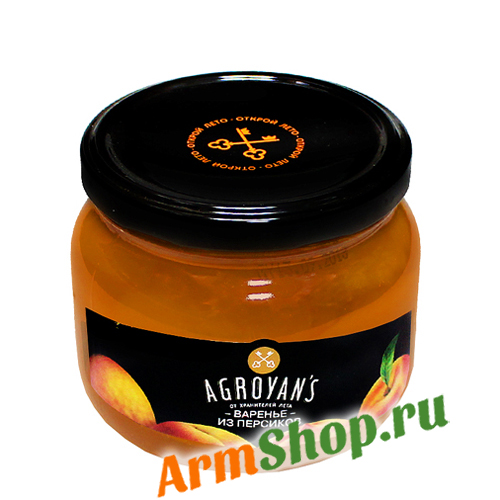 "ЭКО АГРО" Варенье из персиков "Agroyan's" 430гр 