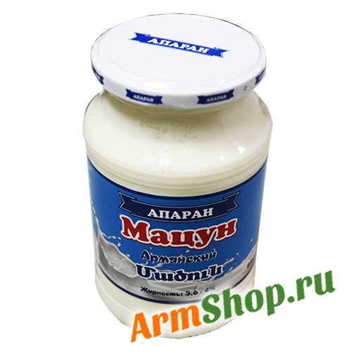 Мацун Армянский "Апаран" 3,6 - 4% 950 гр 