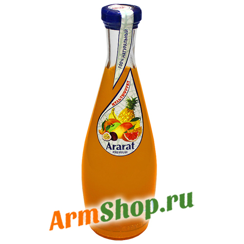 Мультифруктовый сок "Ararat Premium" 0,75 л ст. ТД "Армениум"