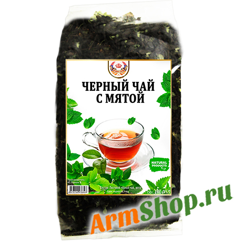 Чай черный с мятой 150 гр "Гюмри" ИП В. Саакян 