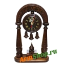Часы деревянные с колокольчиками Храм Св. Гаянэ