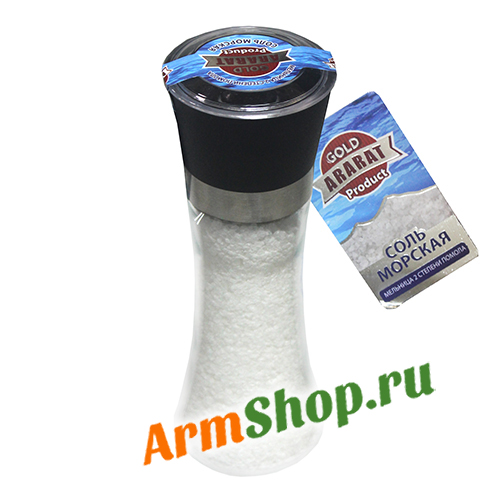 Соль морская с мельницей 200 ± 2 г «Gold Ararat Product» 
