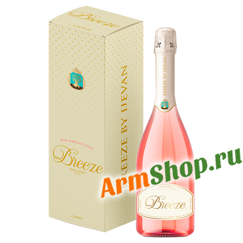 Шампанское Армянское "Breeze" Розовое полусладкое 0,75л в п/у 11% "Иджеванский ВКЗ"