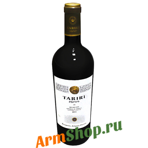 Вино "Армения" TARIRI Красное сухое 0,75л 13,5% 2011