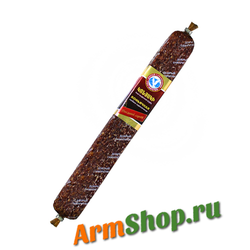 Колбаса сырокопченая Коньячная, 350г Добрый Самаритянин