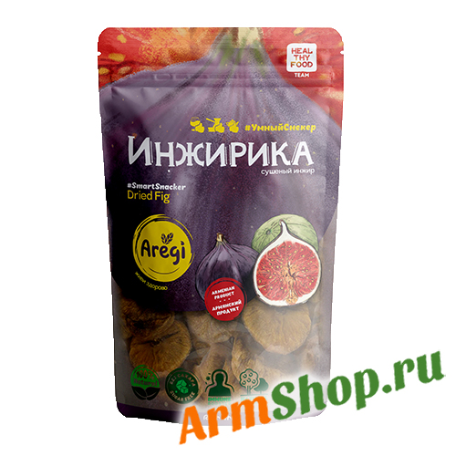 Инжир Сушеный "Инжирика" 110 гр "Ареги"