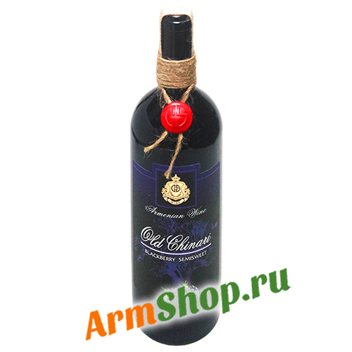 Армянское Вино Ежевичное "Old Chinari" полусладкое 0,75л 11% “ООО Г.С. Вайн Компани”