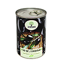 Маслины черные с косточкой 300 гр ж/б "AMADO"