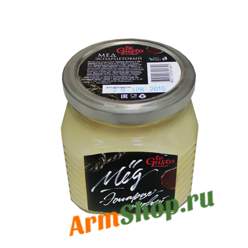 Мед натуральный Эспарцетовый 350 гр "te Gusto"