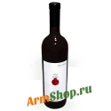 Вино Гранатовое Красное полусладкое "КОРОНА" 0,75л 12% 2014 “365 wines”