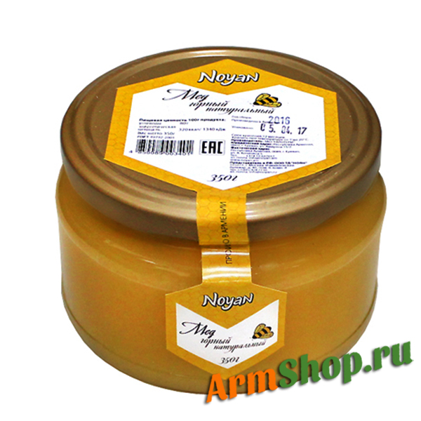 Мед натуральный Горный НОЯН 350 г.