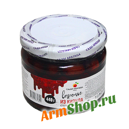 Варенье из Кизила "Сады Арагаца" 440 гр. ООО "ВВВ Груп"