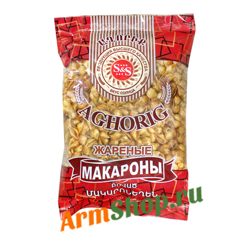Макароны жареные "Ракушки" 400 гр "Aghorig"