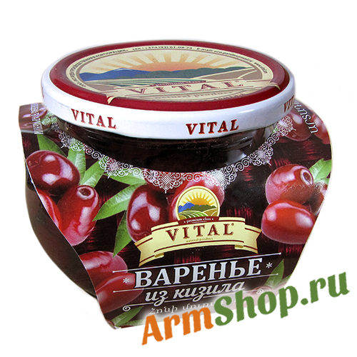 Варенье из Кизила 430 гр "VITAL" 