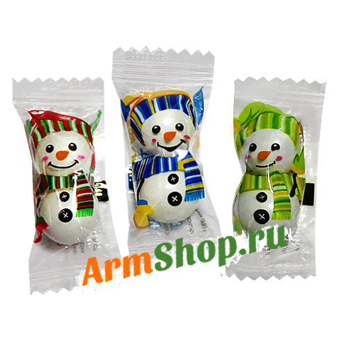 Драже молочно-шоколадное СНЕГОВИК-JOYCO Grand Candy. 500г.