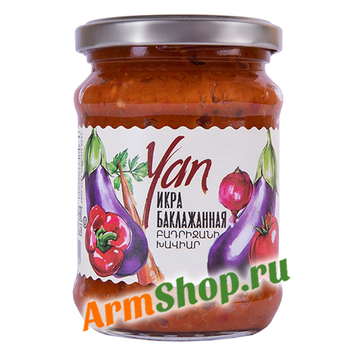 Баклажановая икра "Yan" 260гр "СИС Натурал"