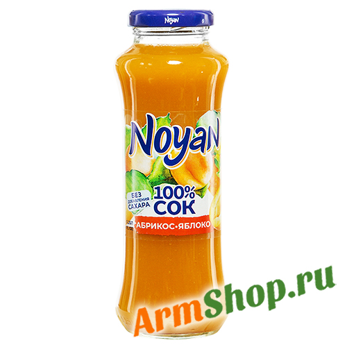 Сок Абрикос-яблоко "Noyan Premium" 0,25л ст. ООО "НОЯН"