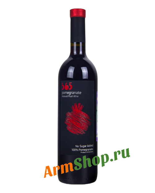 Вино Гранатовое полусладкое 365 POMEGRANATE 0,75л 9 %  “ООО ГЕВОРГЯН ВЗ”