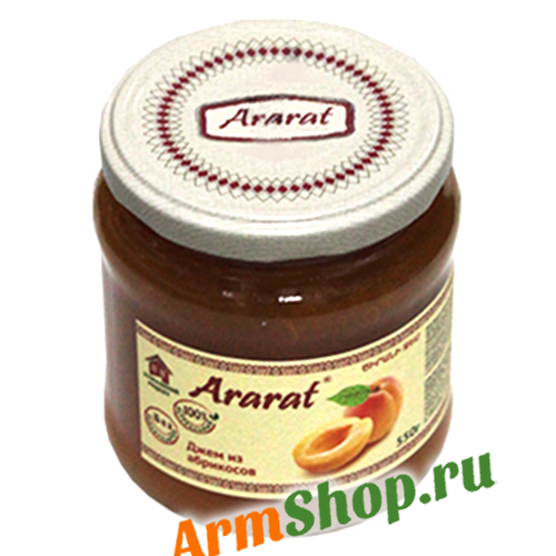 Джем из абрикосов с косточками 550 гр Пищевой комбинат "АРАРАТ"