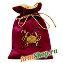 ПОДАРОЧНЫЙ МЕШОЧЕК СО ЗНАКОМ ЗОДИАКА (РАК)