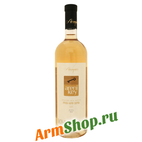 Вино Армянское "Areni fruits" Айвовое Белое полусладкое 0,75л 12,5% "Аренийский ВЗ"
