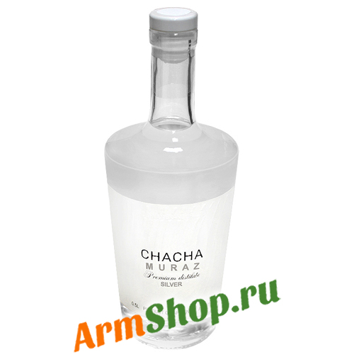Водка Виноградная "Чача Мураз" Серебряная 0,5 л 40% "Прошянский КЗ"