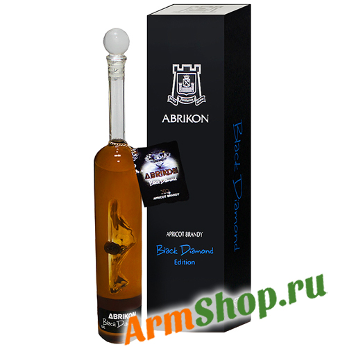 Абрикосовый Бренди "Абрикон Блэк Даймонд" 11 лет выдержки 0,5 л 40% в подарочной коробке ООО Арарати «Абрикон»