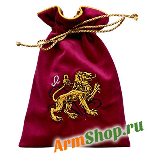 ПОДАРОЧНЫЙ МЕШОЧЕК СО ЗНАКОМ ЗОДИАКА (ЛЕВ)
