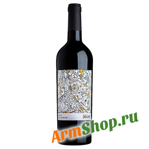 Вино Армянское "Дзон Резерв" Красное сухое 0,75 л 13,5% 2020 "Комитас Мержанян ИП"