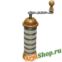 Кофемолка ручная из дерева и латуни SN:11990