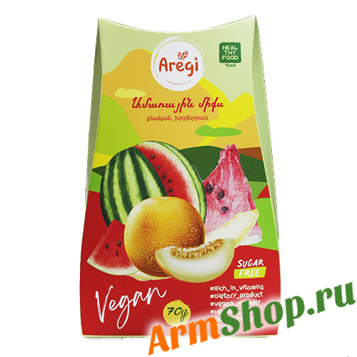 Чипсы из дыни и арбуза 70 гр "Ареги"