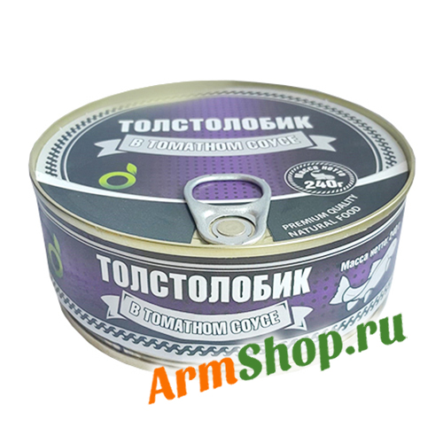 Толстолобик натуральный в томатном соусе 240 гр "ЭКО ФУД" 