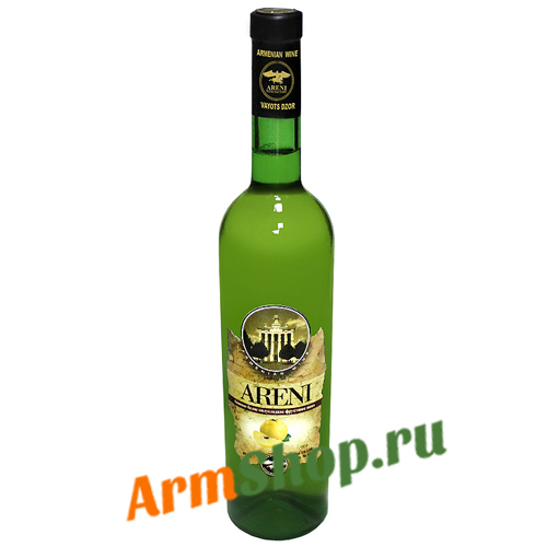 Вино айвовое белое полусладкое АРЕНИ 0,75л 10-12% NEW "Аренийский ВЗ"