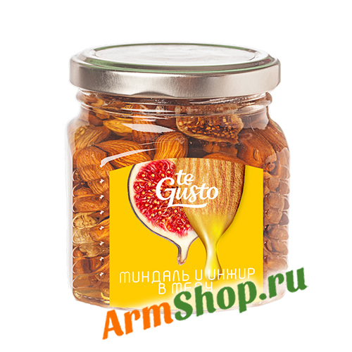 Миндаль и инжир в меду 300 гр "te Gusto"