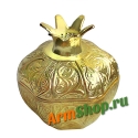 Шкатулка Гранат большая, бронзового цвета