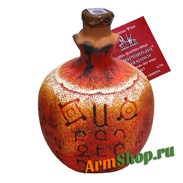 Вино десертное гранатовое 0,5л 16% в с/б ВД МАРАН